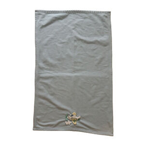 Wamsutta Baby Plane Airplane Blue Blanket Security Lovey Applique Fleece Kids